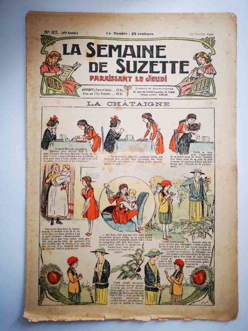 La Semaine de Suzette 18e année n°37 (1922) La Châtaigne (Guydo)