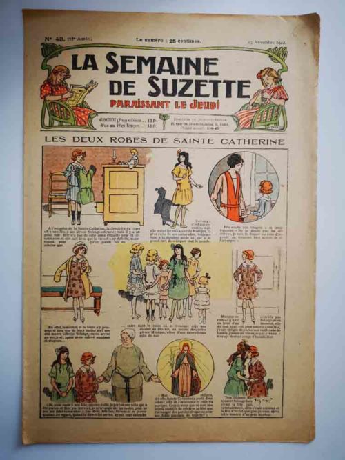 La Semaine de Suzette 18e année n°43 (1922) Les deux robes de Sainte Catherine (Henry Morin)