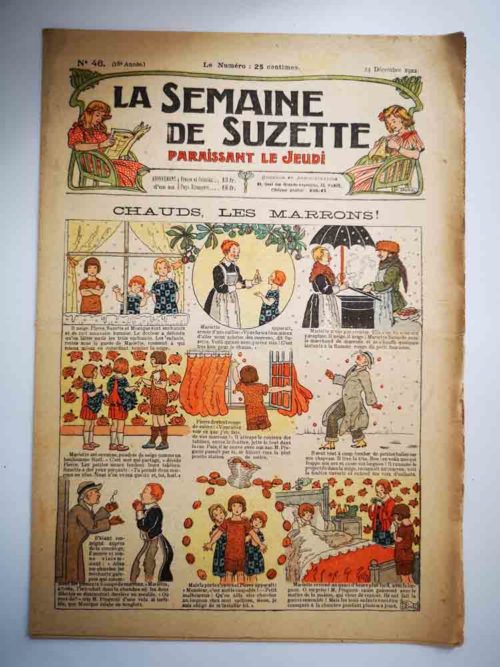 La Semaine de Suzette 18e année n°46 (1922) Les marrons (Jacqueline Duché)