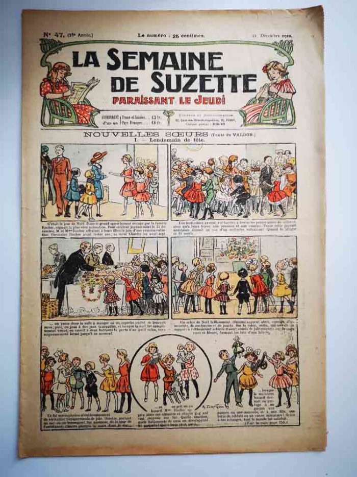 La Semaine de Suzette 18e année n°47 (1922) Nouvelles sœurs (Raymond de la Nézière)