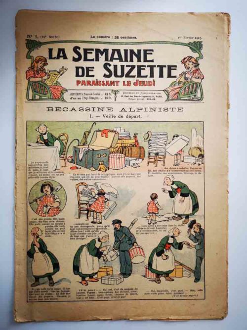 La Semaine de Suzette 19e année n°1 (1923) Bécassine Alpiniste