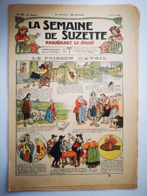 La Semaine de Suzette 19e année n°10 (1923) Le poisson d’avril (Edouard Zier)