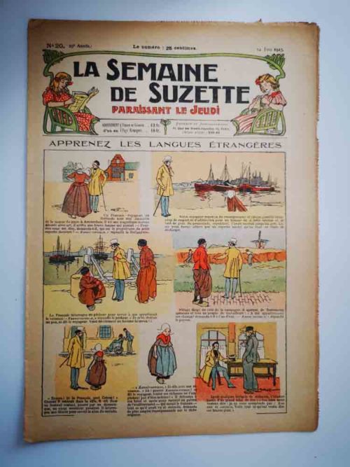 La Semaine de Suzette 19e année n°20 (1923) Langues étrangères (Ferdinand Raffin) Bleuette
