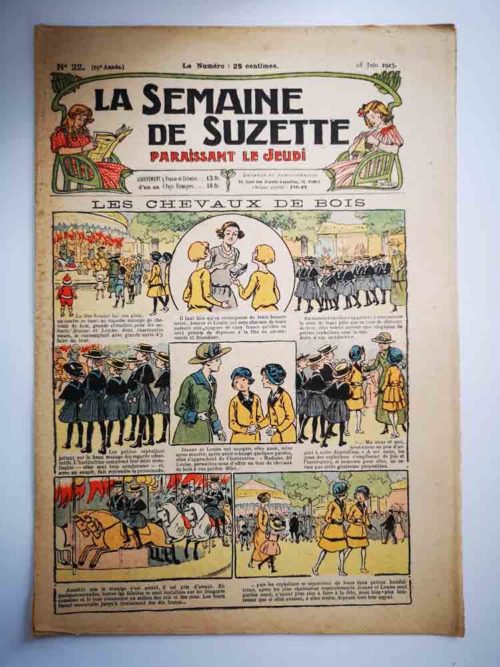 La Semaine de Suzette 19e année n°22 (1923) Chevaux de bois (Raymond de la Nézière)