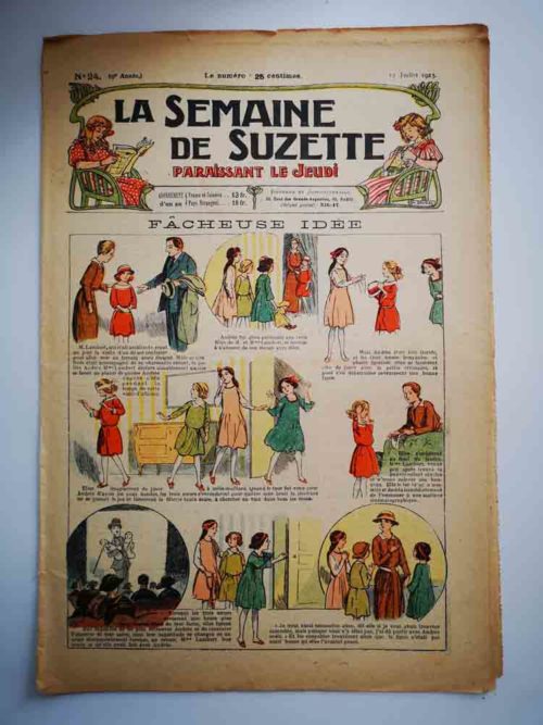 La Semaine de Suzette 19e année n°24 (1923) Fâcheuse idée (Guydo)