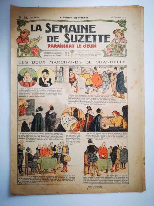 La Semaine de Suzette 19e année n°38 (1923) Les marchands de chandelle (Edouard Zier)