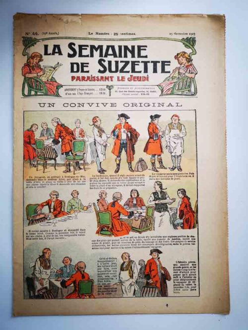 La Semaine de Suzette 19e année n°44 (1923) Convive original (Raymond de la Nézière)