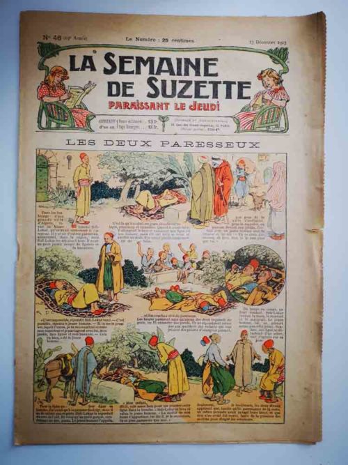 La Semaine de Suzette 19e année n°46 (1923) Les deux paresseux (Edouard Zier)