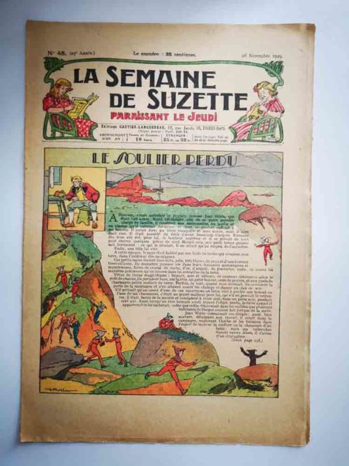 La Semaine de Suzette 25e année n°48 (28 novembre 1929) Le soulier perdu du lutin
