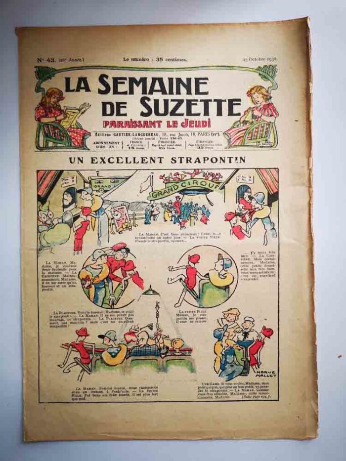 La Semaine de Suzette 26e année n°43 (23 octobre 1930) Hervé Mallet